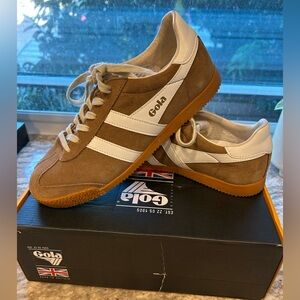 Gola Brown and White Women's Sneakers